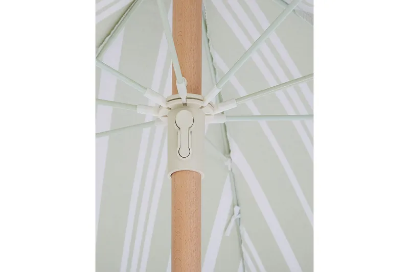 Teulon Parasol 150 cm - Hvit/Lys Brun - Hagemøbler & utemiljø - Solbeskyttelse - Parasoller