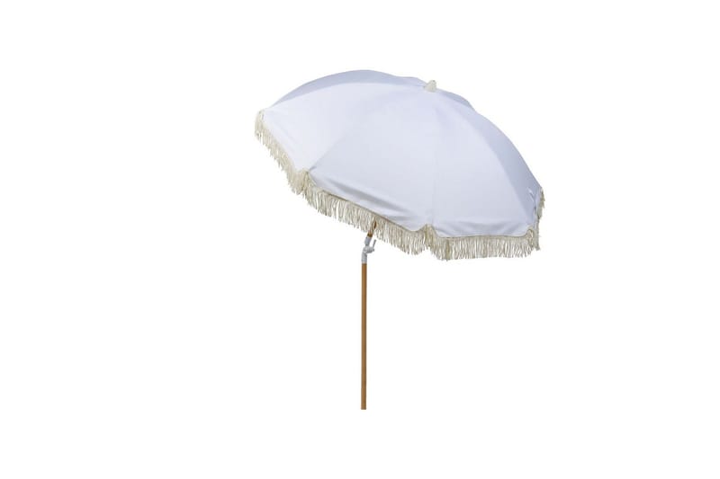 Teulon Parasol 150 cm - Hvit/Lys Brun - Hagemøbler & utemiljø - Solbeskyttelse - Parasoller