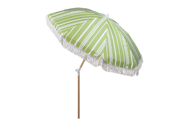 Teulon Parasol 150 cm - Hvit/Lys Brun - Hagemøbler & utemiljø - Solbeskyttelse - Parasoller