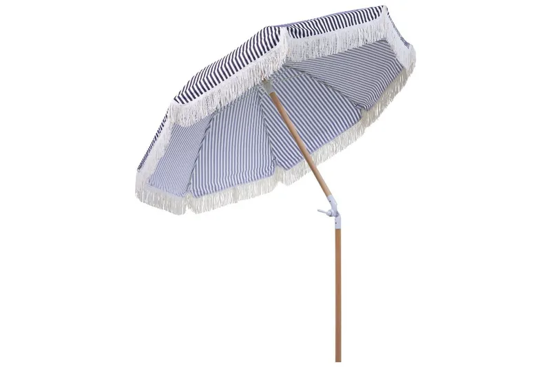 Teulon Parasol 150 cm - Svart Og Hvit - Hagemøbler & utemiljø - Solbeskyttelse - Parasoller