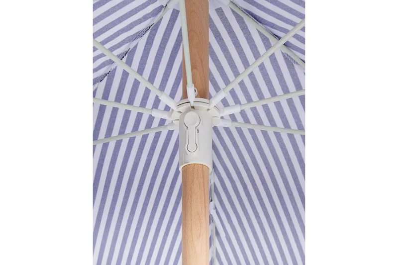 Teulon Parasol 150 cm - Svart Og Hvit - Hagemøbler & utemiljø - Solbeskyttelse - Parasoller