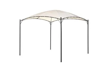 Trädgårdspergola Beliani Vomero Beige/svart Beige||Black - Hagemøbler & utemiljø - Solbeskyttelse - Pergola