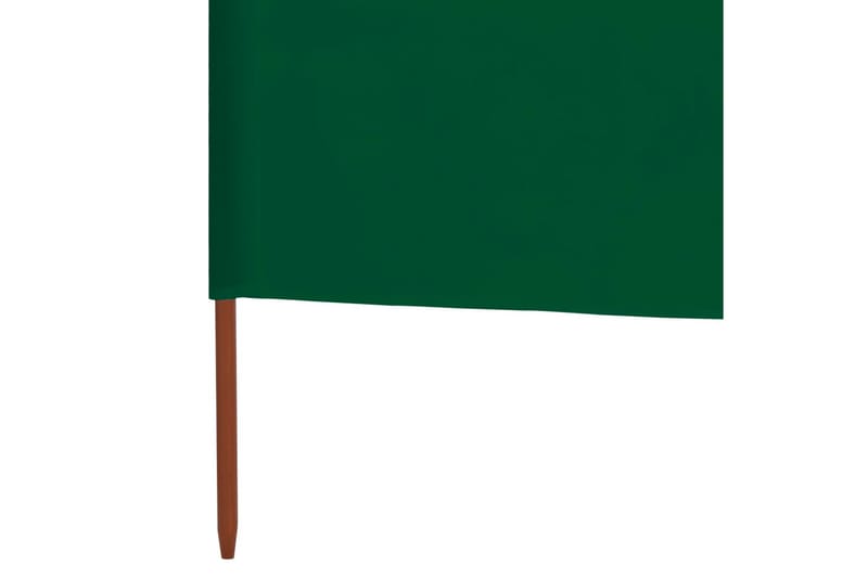 Vindskjerm 3 paneler stoff 400x160 cm grønn - Grønn - Avskjerming & vindskjerm