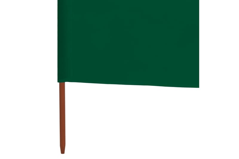 Vindskjerm 3 paneler stoff 400x80 cm grønn - Grønn - Avskjerming & vindskjerm