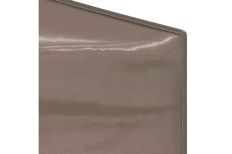 beBasic Sammenleggbart festtelt gråbrun 3x3 m - Taupe - Hagetent & lagertelt