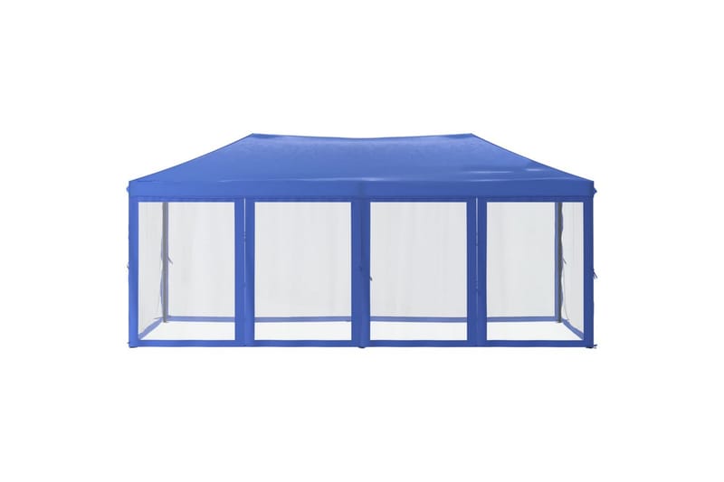 beBasic Sammenleggbart festtelt med sidevegger blå 3x6 m - BlÃ¥ - Hagetent & lagertelt