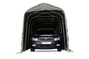 Garasjetelt 14.4m² 500g/m² PVC Grå - Lyfco - Hagemøbler & utemiljø - Utendørsoppbevaring - Hagetent & lagertelt