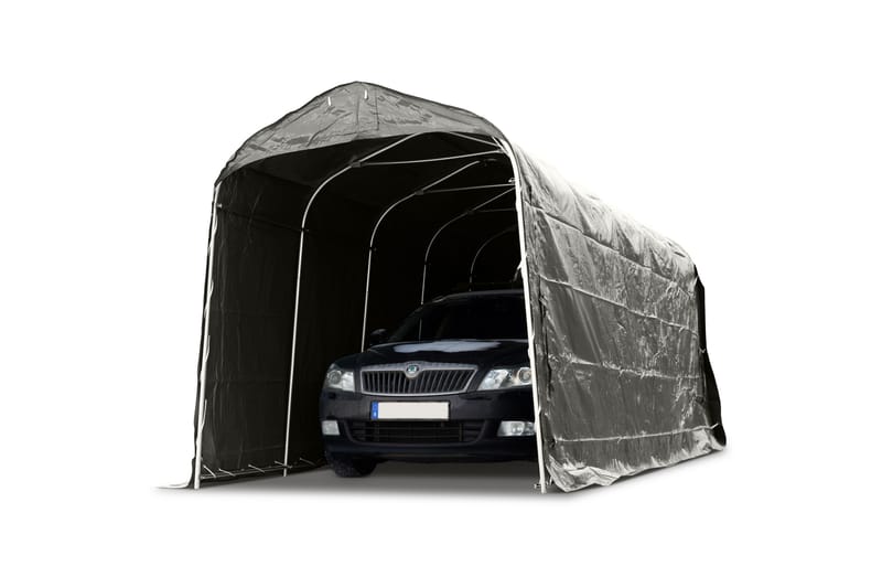 Garasjetelt 14.4m² 500g/m² PVC Grå - Lyfco - Hagemøbler & utemiljø - Utendørsoppbevaring - Hagetent & lagertelt