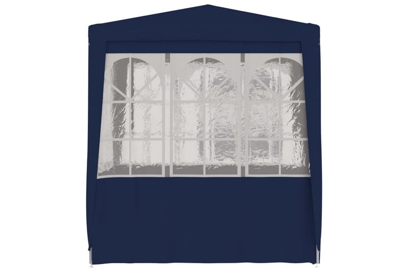 Profesjonelt festtelt med sidevegger 2,5x2,5 m blå 90 g/m² - Blå - Hagetent & lagertelt