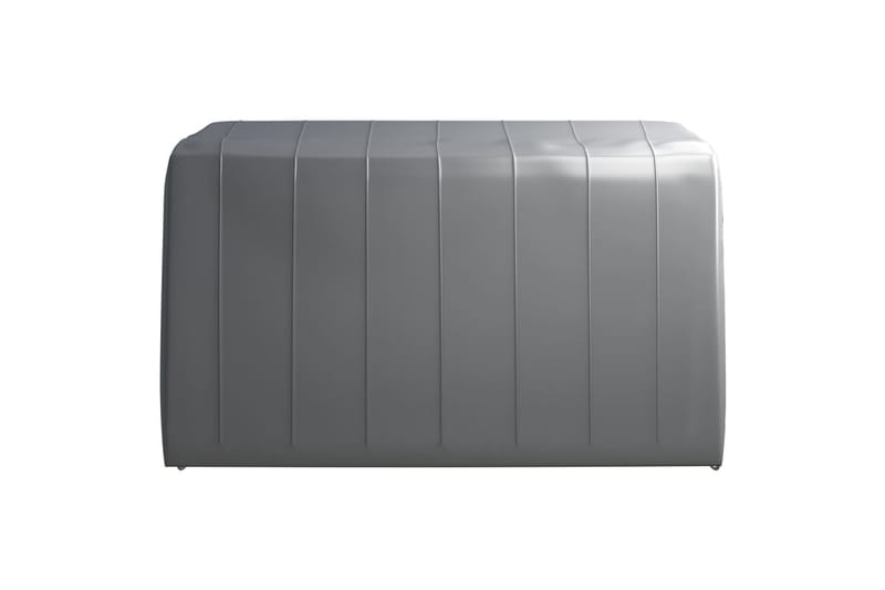 Oppbevaringstelt 370x370 cm stål grå - Grå - Hagetent & lagertelt