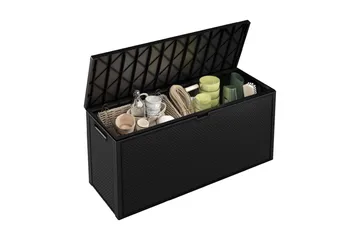 Emila Putekasse - Antrasitt - Hagemøbler & utemiljø - Utendørsoppbevaring - Puteoppbevaring - Puteboks & putekasse