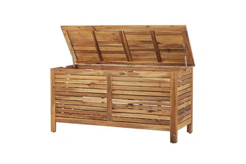 Låda Beliani Riviera Ljus trä Light wood - Hagemøbler & utemiljø - Utendørsoppbevaring - Puteoppbevaring - Puteboks & putekasse