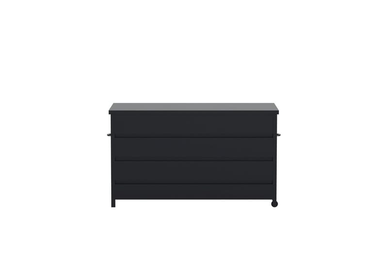 Nisis putekasse utendørs - Svart - Hagemøbler & utemiljø - Utendørsoppbevaring - Puteoppbevaring - Puteboks & putekasse