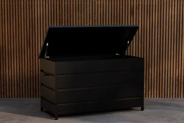 Nisis putekasse utendørs - Svart - Hagemøbler & utemiljø - Utendørsoppbevaring - Puteoppbevaring - Puteboks & putekasse