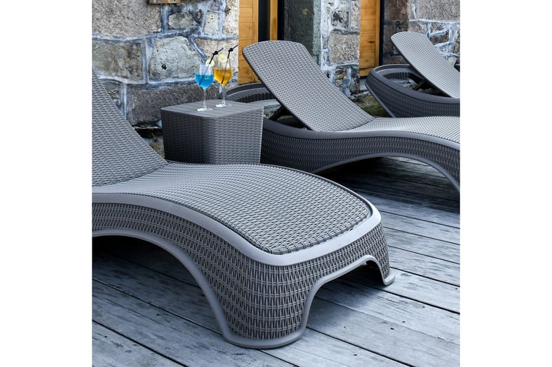 Bocas Oppbevaringsboks Grå - Hagemøbler & utemiljø - Utendørsoppbevaring - Puteoppbevaring - Puteboks & putekasse