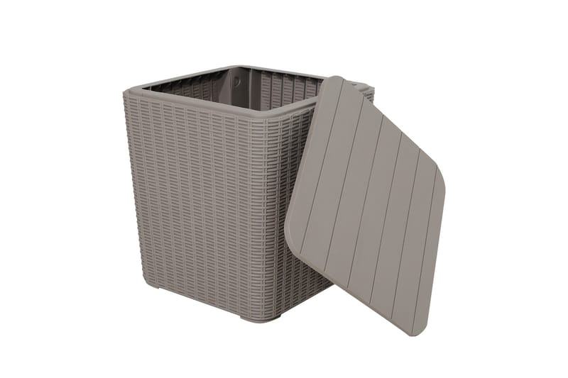 Bocas Oppbevaringsboks Grå - Hagemøbler & utemiljø - Utendørsoppbevaring - Puteoppbevaring - Puteboks & putekasse