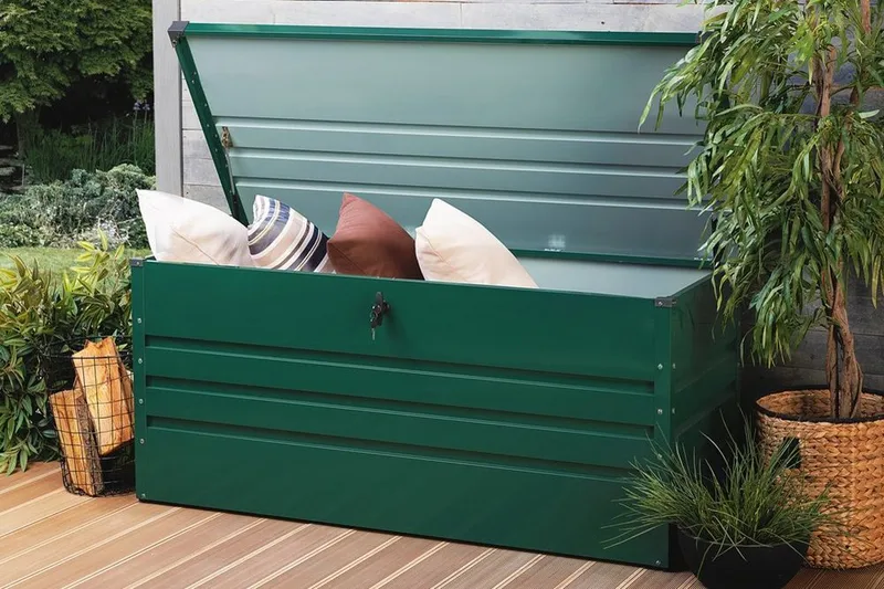 Cebrosa Pu-Lærtekasse 62|132|64 Cm - Svart - Hagemøbler & utemiljø - Utendørsoppbevaring - Puteoppbevaring - Puteboks & putekasse