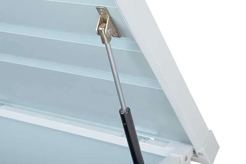 Cebrosa Puteboks 165 cm - Hvit - Hagemøbler & utemiljø - Utendørsoppbevaring - Puteoppbevaring - Puteboks & putekasse