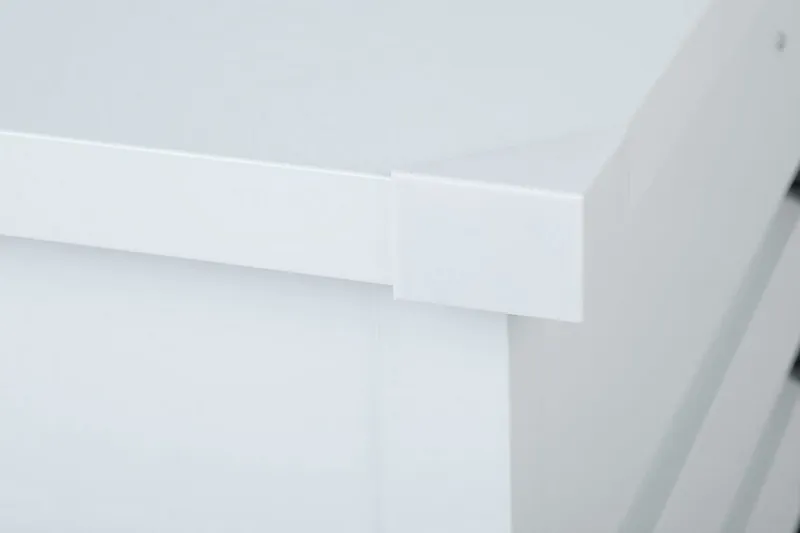 Cebrosa Puteboks 165 cm - Hvit - Hagemøbler & utemiljø - Utendørsoppbevaring - Puteoppbevaring - Puteboks & putekasse