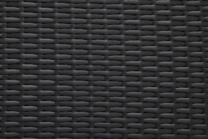 Gigant vanntett puteboks XL for utendørs bruk – Oppbevaringsboks i kunstrotting (B150xD90xH101 cm) - Svart - Hagemøbler & utemiljø - Utendørsoppbevaring - Puteoppbevaring - Puteboks & putekasse