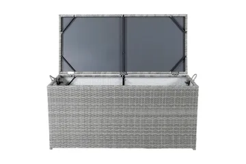 London Putekasse 130x60x60.5 - Grå - Hagemøbler & utemiljø - Utendørsoppbevaring - Puteoppbevaring - Puteboks & putekasse