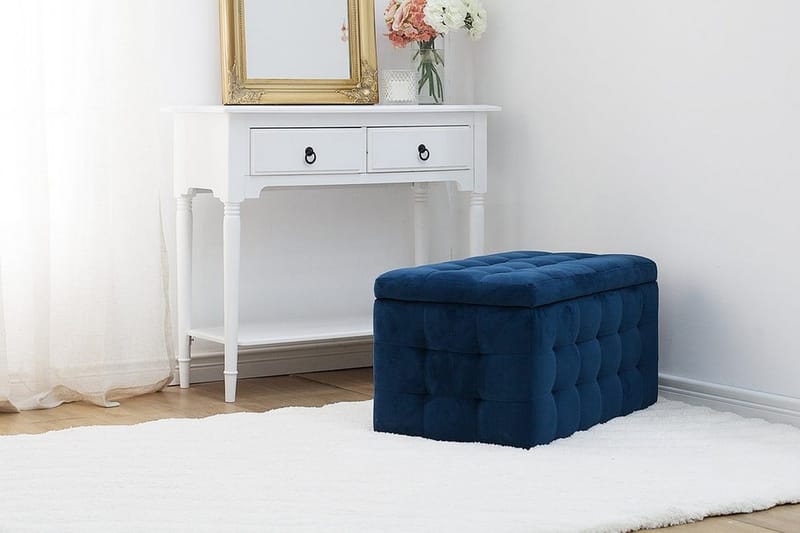 Michigan Dynbo | 42 | 72 | 40 cm - Blå - Hagemøbler & utemiljø - Utendørsoppbevaring - Puteoppbevaring - Puteboks & putekasse