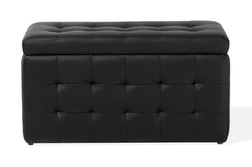 Michigan Dynbo | 42 | 72 | 40 cm - Svart - Hagemøbler & utemiljø - Utendørsoppbevaring - Puteoppbevaring - Puteboks & putekasse