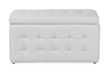 Michigan Pu-Lærtekasse |42|72|40 Cm - Grå - Møbler - Stoler - Krakk - Fotskammel