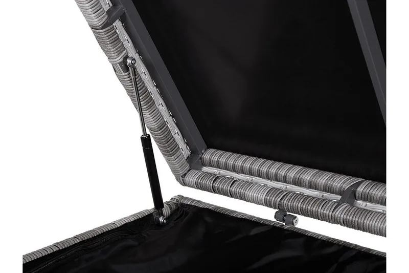 Modena Puteboks 158 cm - Grå - Hagemøbler & utemiljø - Utendørsoppbevaring - Puteoppbevaring - Puteboks & putekasse