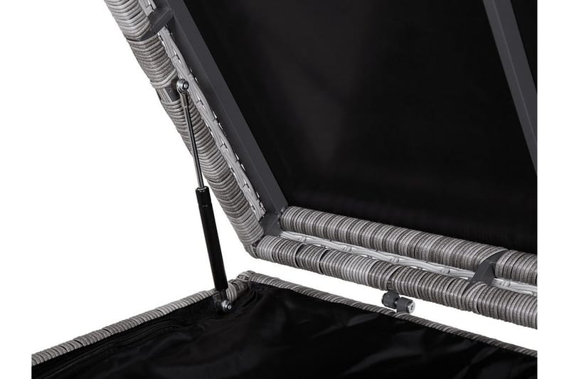 Modena Puteboks 158 cm - Grå - Hagemøbler & utemiljø - Utendørsoppbevaring - Puteoppbevaring - Puteboks & putekasse