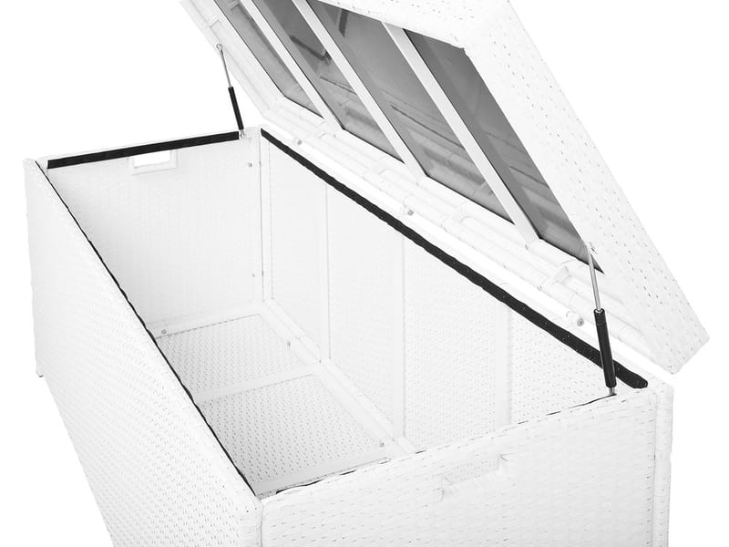 Modena Puteboks 158 cm - Hvit - Hagemøbler & utemiljø - Utendørsoppbevaring - Puteoppbevaring - Puteboks & putekasse