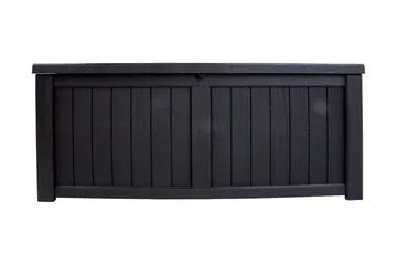 Praia Oppbevaringsboks Svart - Hagemøbler & utemiljø - Utendørsoppbevaring - Puteoppbevaring - Puteboks & putekasse
