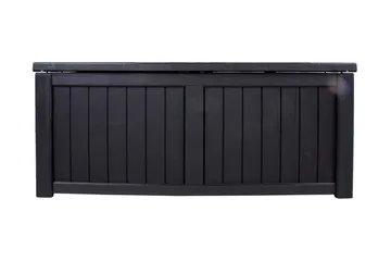 Praia Oppbevaringsboks Svart - Hagemøbler & utemiljø - Utendørsoppbevaring - Puteoppbevaring - Puteboks & putekasse