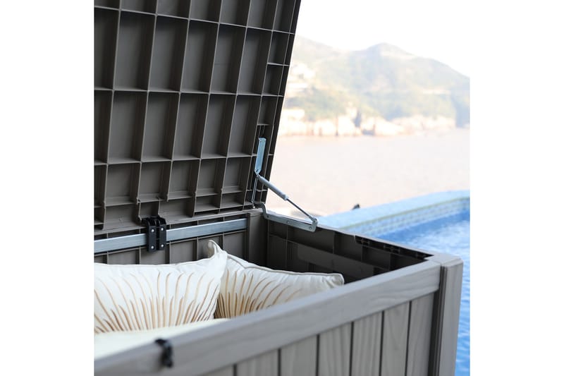 Praia Oppbevaringsboks Svart - Hagemøbler & utemiljø - Utendørsoppbevaring - Puteoppbevaring - Puteboks & putekasse