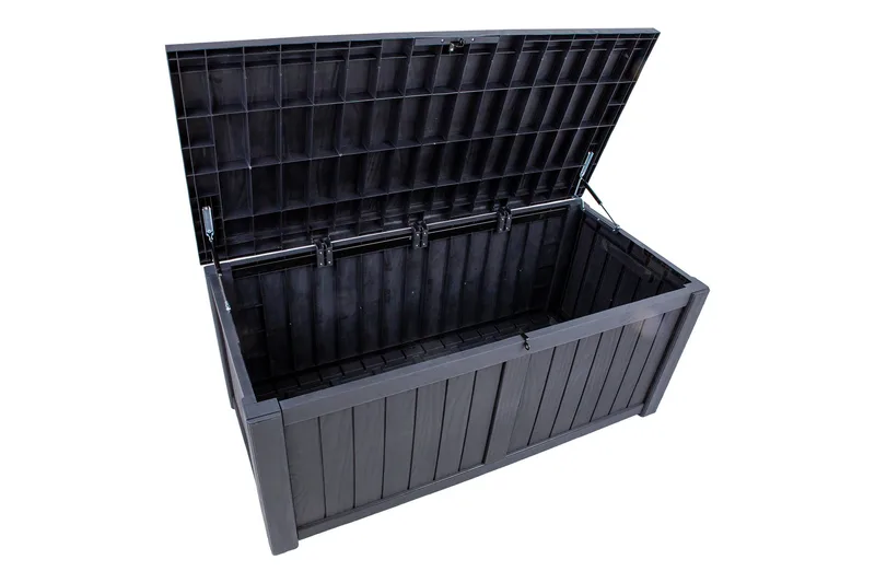 Praia Oppbevaringsboks Svart - Hagemøbler & utemiljø - Utendørsoppbevaring - Puteoppbevaring - Puteboks & putekasse