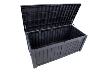 Praia Oppbevaringsboks Svart - Hagemøbler & utemiljø - Utendørsoppbevaring - Puteoppbevaring - Puteboks & putekasse