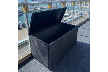 Pute-/putekasse 420 L - Antrasitt - Hagemøbler & utemiljø - Utendørsoppbevaring - Puteoppbevaring - Puteboks & putekasse