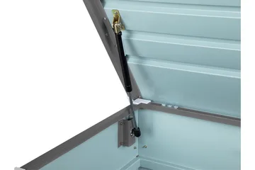 Putekasse 132 x 62 cm grå CEBROSA - Grå - Hagemøbler & utemiljø - Utendørsoppbevaring - Puteoppbevaring - Puteboks & putekasse