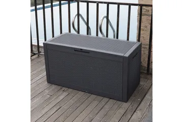 Saya Oppbevaringsboks Grå - Hagemøbler & utemiljø - Utendørsoppbevaring - Puteoppbevaring - Puteboks & putekasse