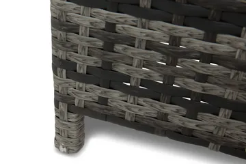 Sydney vanntett puteboks Large for utendørs bruk – Oppbevaringsboks i kunstrotting (B140xD80xH90 cm) - Grå - Hagemøbler & utemiljø - Utendørsoppbevaring - Puteoppbevaring - Puteboks & putekasse