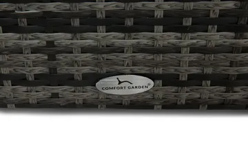 Sydney vanntett puteboks Large for utendørs bruk – Oppbevaringsboks i kunstrotting (B140xD80xH90 cm) - Grå - Hagemøbler & utemiljø - Utendørsoppbevaring - Puteoppbevaring - Puteboks & putekasse