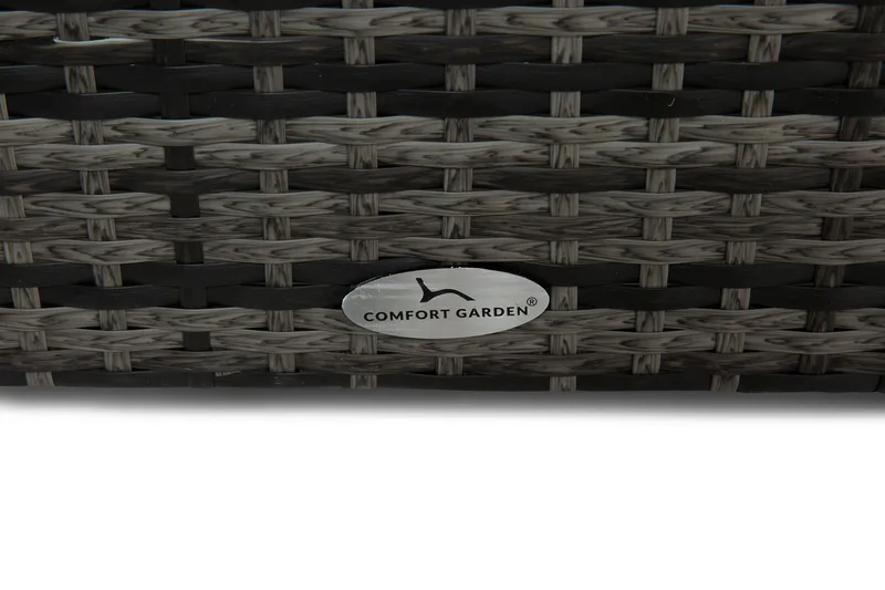 Sydney vanntett puteboks Large for utendørs bruk – Oppbevaringsboks i kunstrotting (B140xD80xH90 cm) - Grå - Hagemøbler & utemiljø - Utendørsoppbevaring - Puteoppbevaring - Puteboks & putekasse