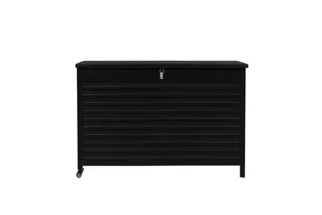 Tiana Putekasse 150x90 cm - Svart - Hagemøbler & utemiljø - Utendørsoppbevaring - Puteoppbevaring - Puteboks & putekasse
