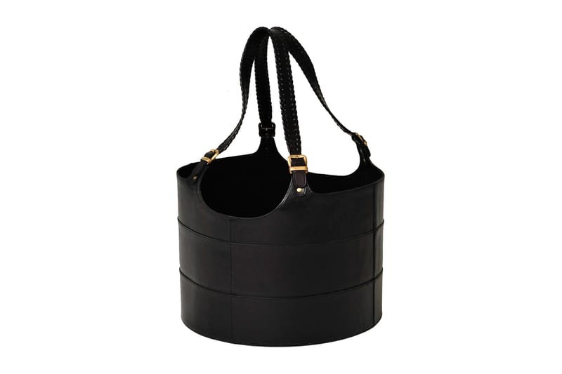 Laroco Trekurv Rund 40x40 cm - Svart - Hagemøbler & utemiljø - Utendørsoppbevaring - Vedoppbevaring