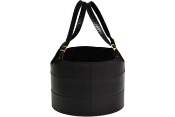 Laroco Trekurv Rund 40x40 cm - Svart - Hagemøbler & utemiljø - Utendørsoppbevaring - Vedoppbevaring