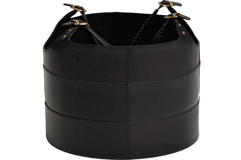 Laroco Trekurv Rund 40x40 cm - Svart - Hagemøbler & utemiljø - Utendørsoppbevaring - Vedoppbevaring