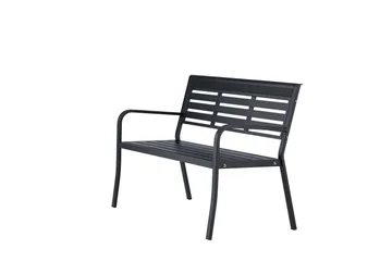 Elvas Utebenk - Svart - Hagemøbler & utemiljø - Utesofa - Hagebenk & utebenk