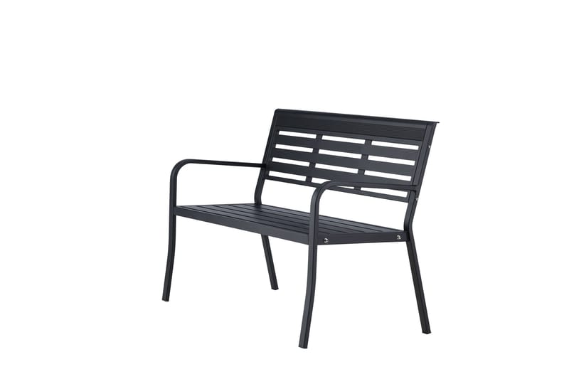 Elvas Utebenk - Svart - Hagemøbler & utemiljø - Utesofa - Hagebenk & utebenk