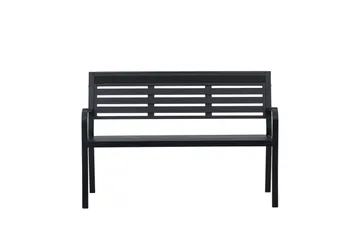 Elvas Utebenk - Svart - Hagemøbler & utemiljø - Utesofa - Hagebenk & utebenk