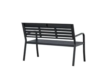 Elvas Utebenk - Svart - Hagemøbler & utemiljø - Utesofa - Hagebenk & utebenk